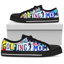 Golfing Mom - Low Top Womens Tennis Shoes