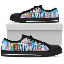 Metavivor Low Top Womens Tennis Shoes Black