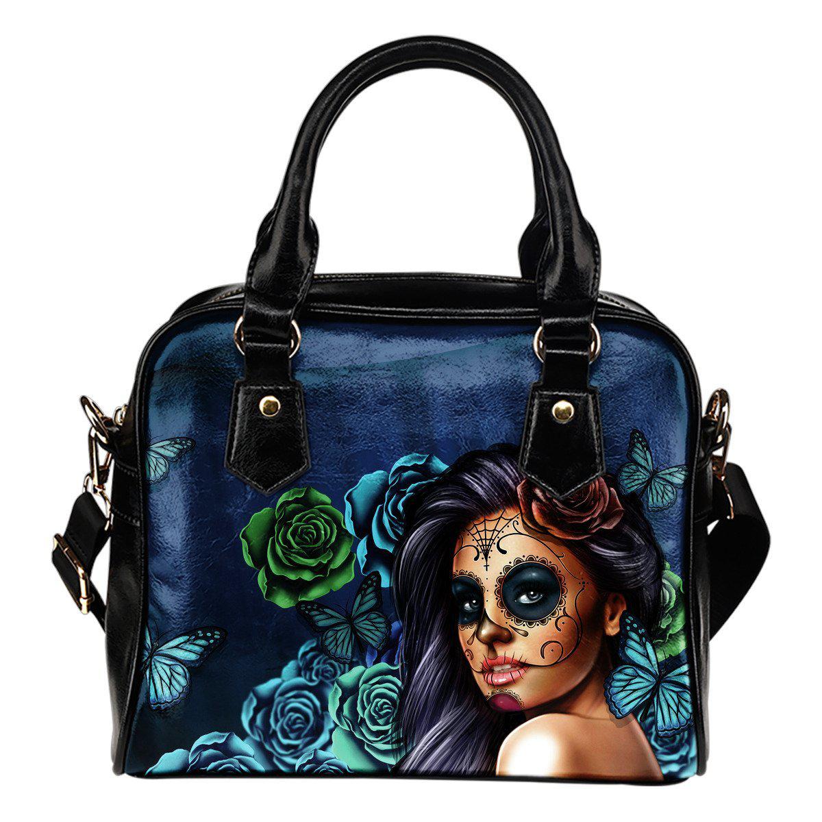 Calavera Turquois Shoulder Handbag