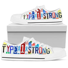 Type 1 Strong Low Top Womens Tennis Shoes White