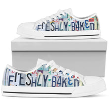 Freshly Baked Low Top Womens Tennis Shoes White