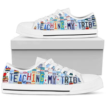 Teaching My Tribe Low Top Womens Tennis Shoes White