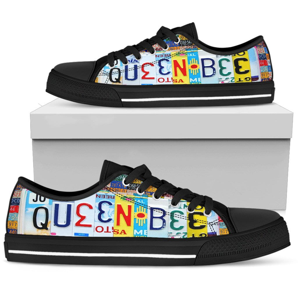 Queen Bee Low Top Womens Tennis Shoes Black