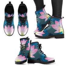 Lotus Chakra Mandala Women's Leather Boots