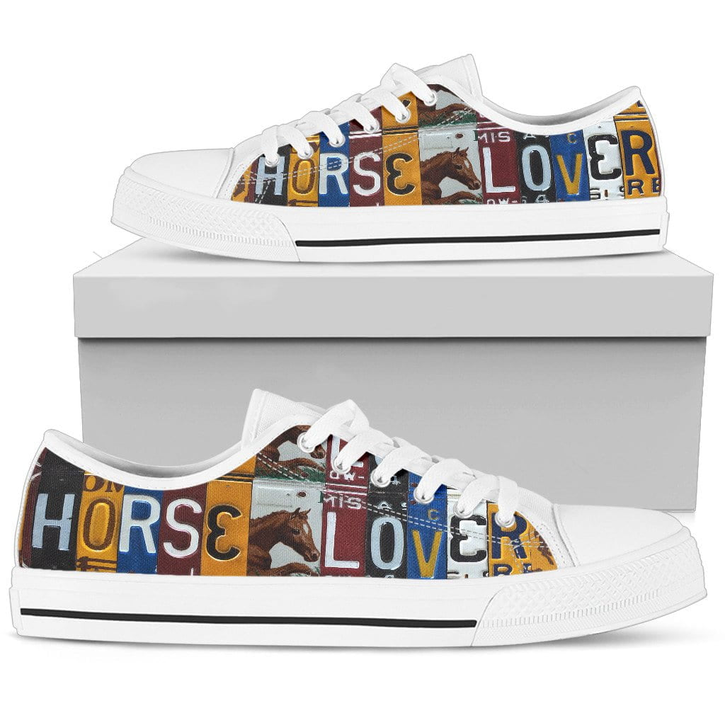 Horse Lover Low Top Mens Tennis Shoes