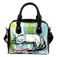 Grunge Cat Shoulder Handbag