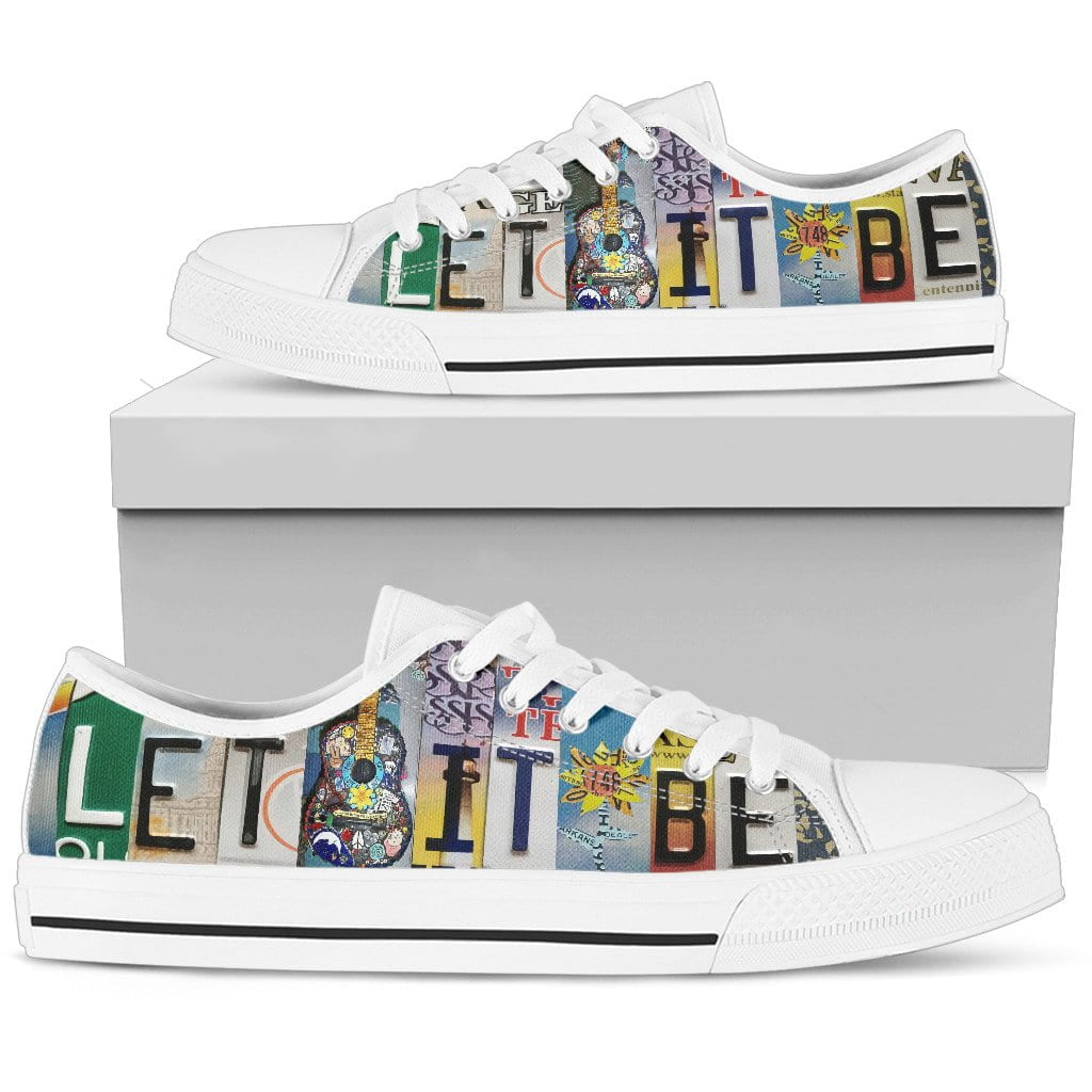Let It Be Low Top Womens Tennis Shoes