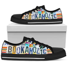 Bookaholic Low Top Womens Tennis Shoes Black