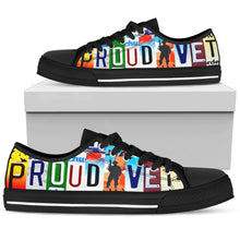 Proud Vet Black Low Top Mens Tennis Shoes