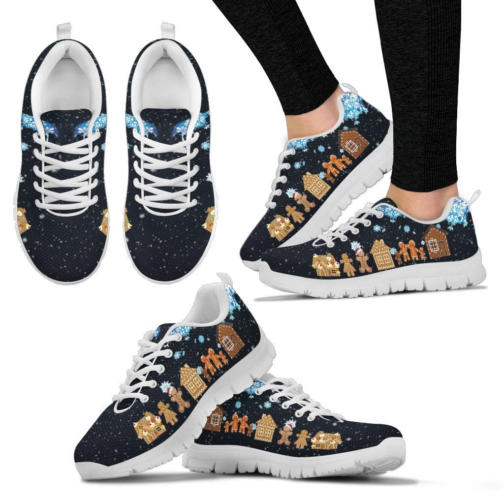 Ginger Bread Christmas Women's Sneakers