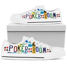 Poker Room Low Top Mens Tennis Shoes White