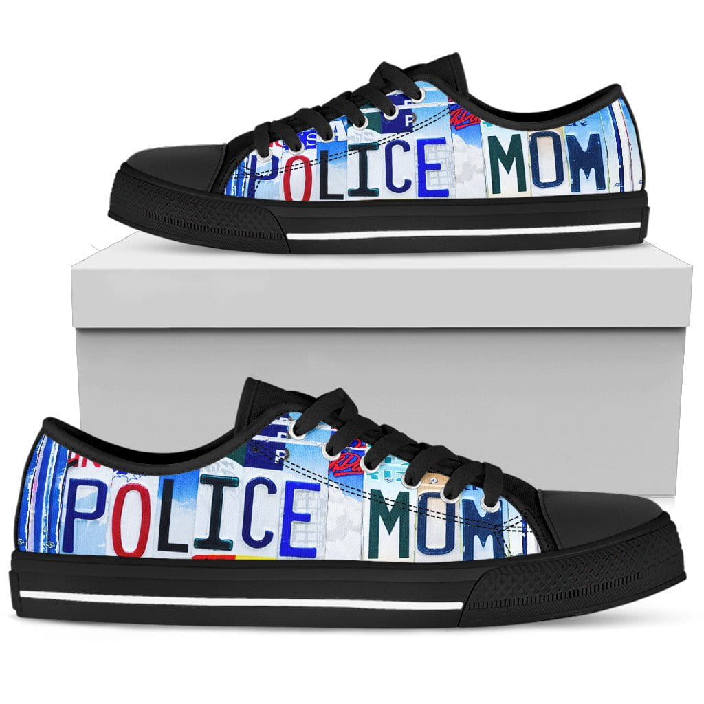 Police Mom Low Top Womens Shoes