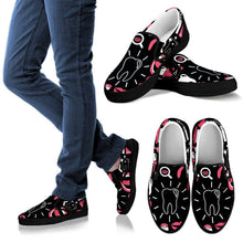 Dental Hygienist Style 3 Men's Slip Ons (Black) Shoes