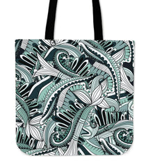Funky Patterns in Blacks - Cloth Tote Bag