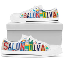 Salon Diva Low Top Womens Tennis Shoes White