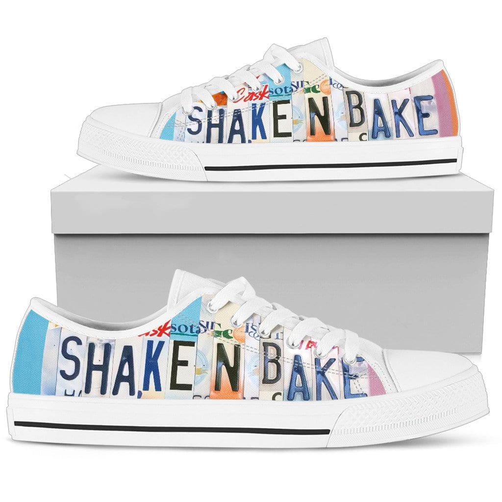 Shake n Bake Low Top Womens Tennis Shoes White