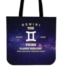 NP Zodiac Gemini Tote Bag