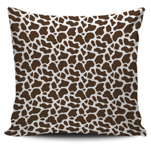 Brown Cow Print Pillow Cover