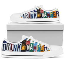 Drunk Camper Low Top Womens Tennis Shoes