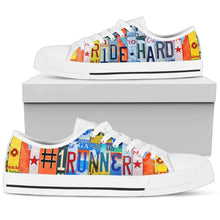 Ride Hard Low Top Mens Tennis Shoes White