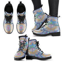 Mandala Dragonfly Women's Leather Boots