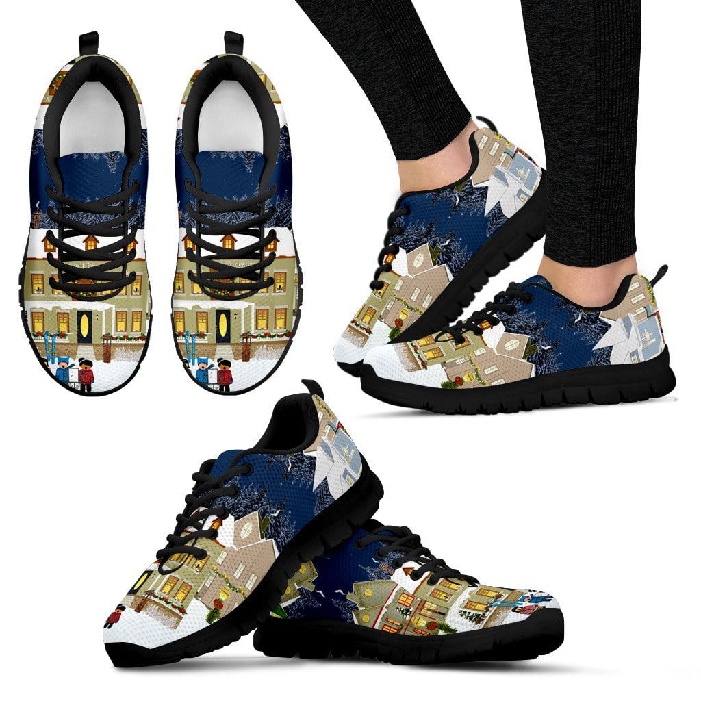 Black Christmas Women's Sneakers