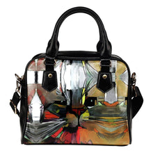 Art Cat Shoulder Handbag