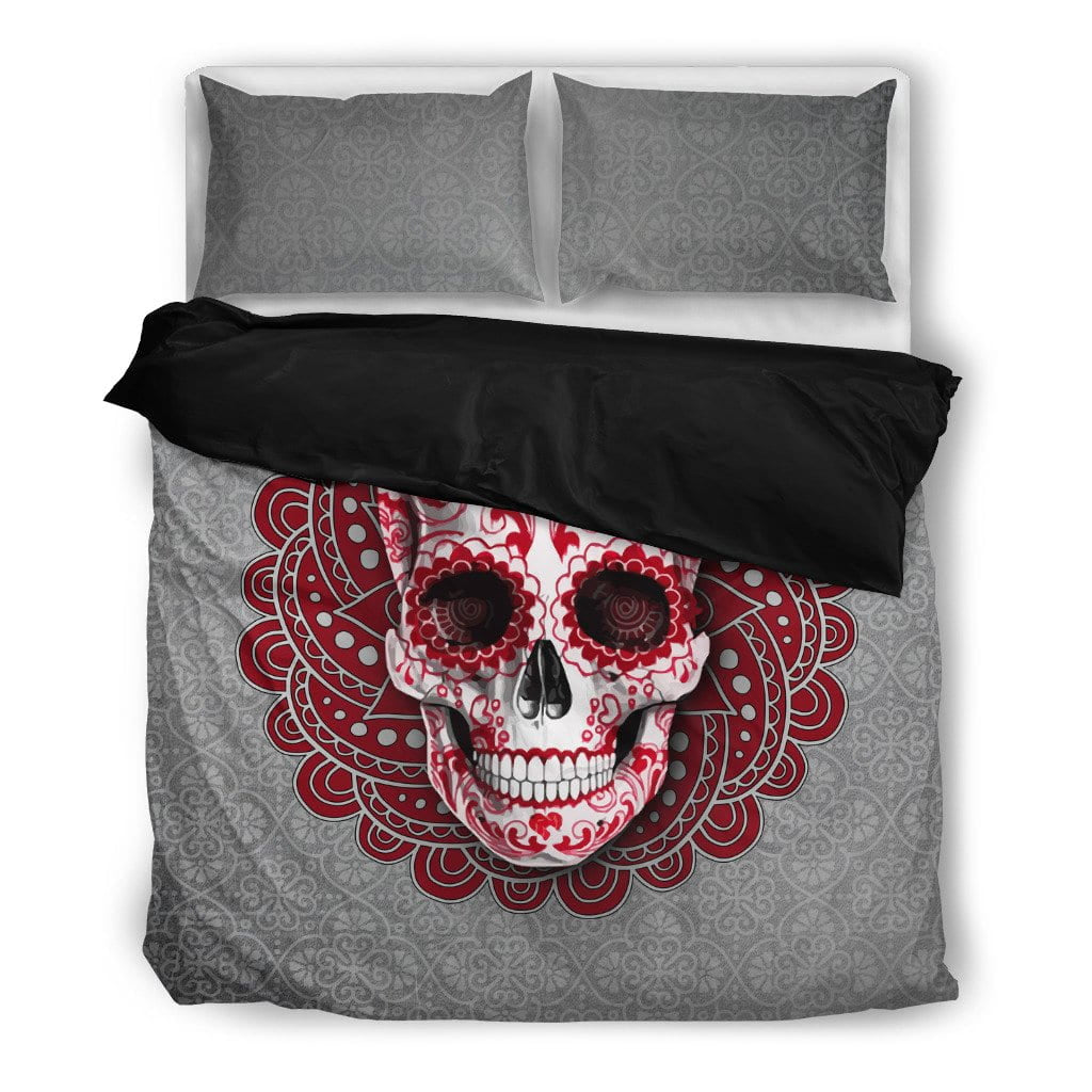 Red Mandala Skull.
