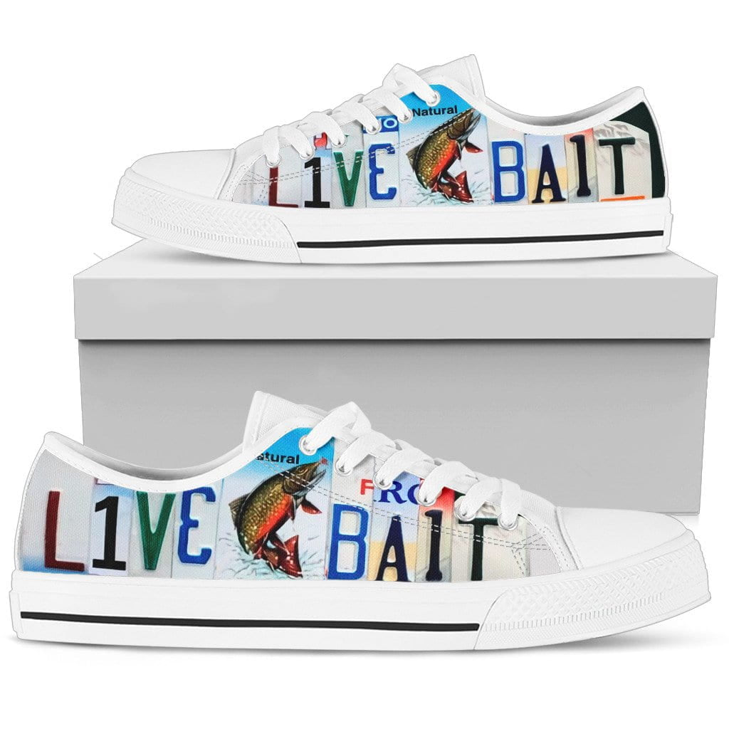 Live bait Low top Womens Tennis Shoes