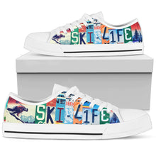 Ski Life Low Top Womens Tennis Shoes White