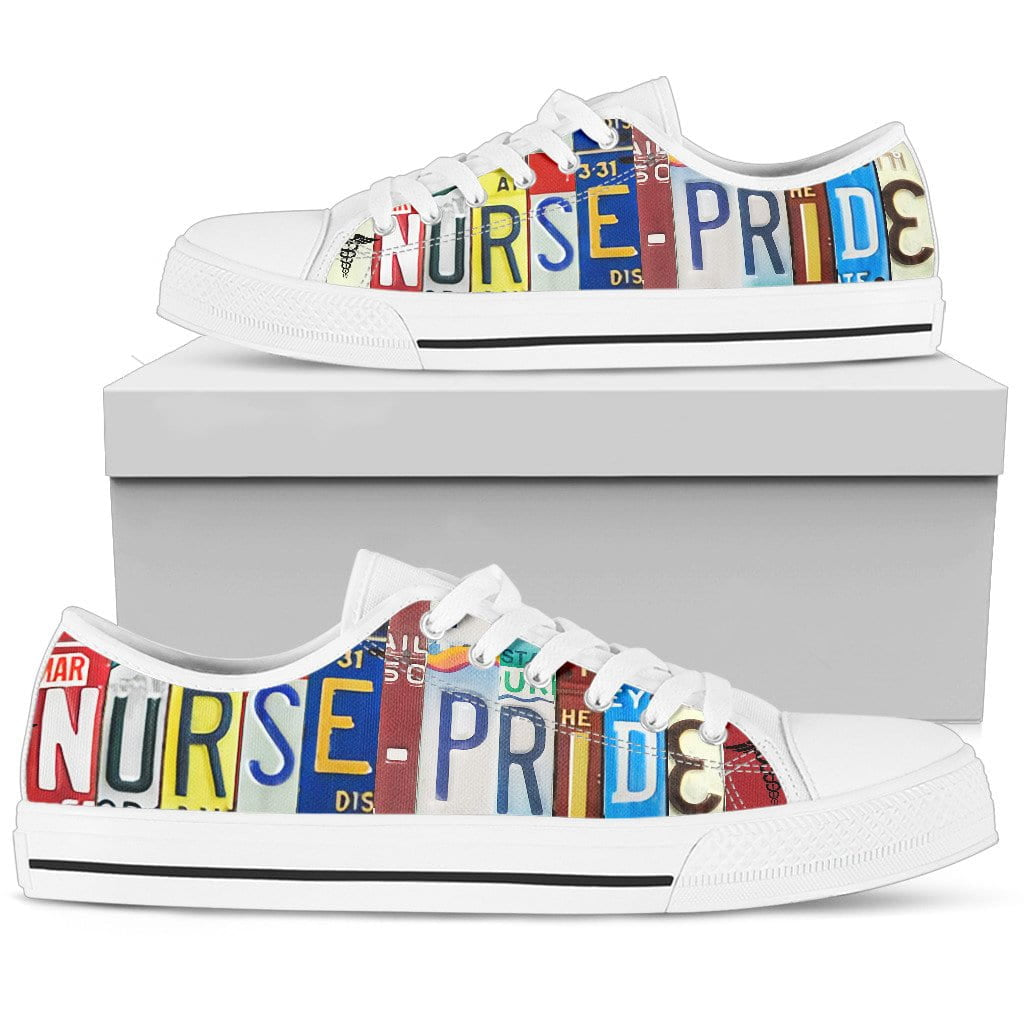 Nurse Pride Low Top Womens Tennis Shoes