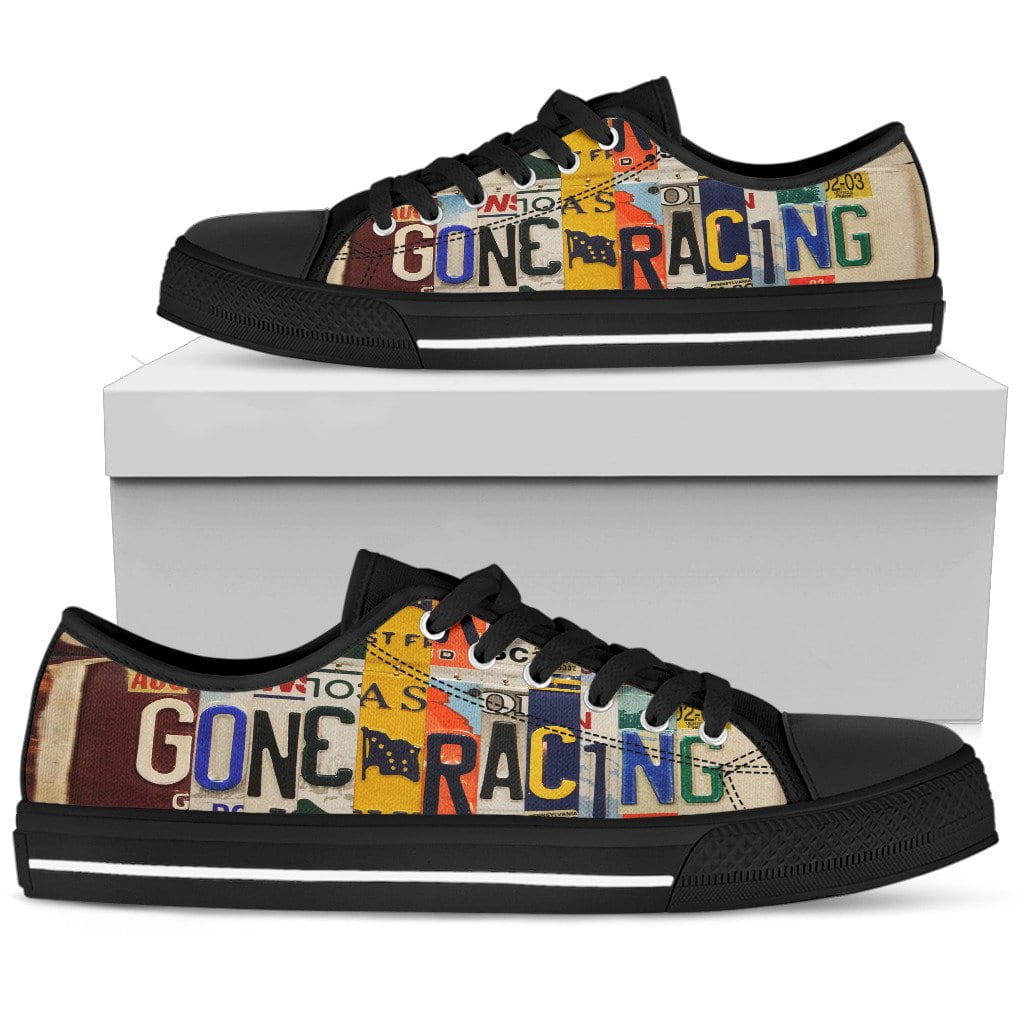 Gone Racing Low Top Mens Tennis Shoes