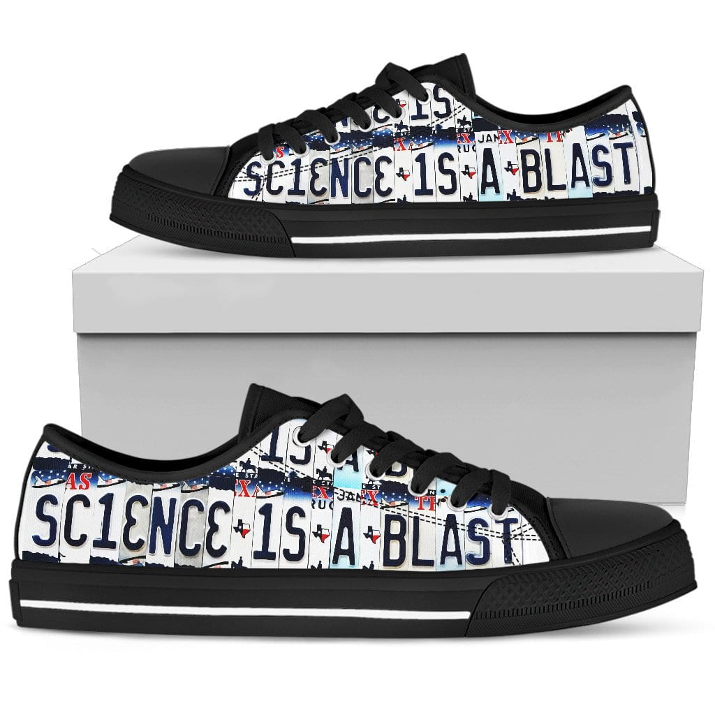 Science Is A Blast Low Top Womens Tennis Shoes