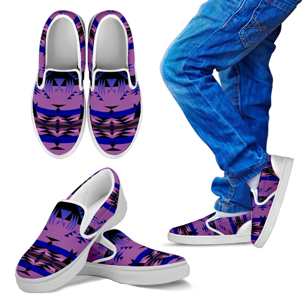 Between the Mountains Moon Shadow Kid's Sopo Slip Ons