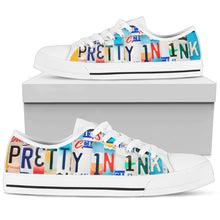 Pretty In Ink Low Top Womens Tennis Shoes