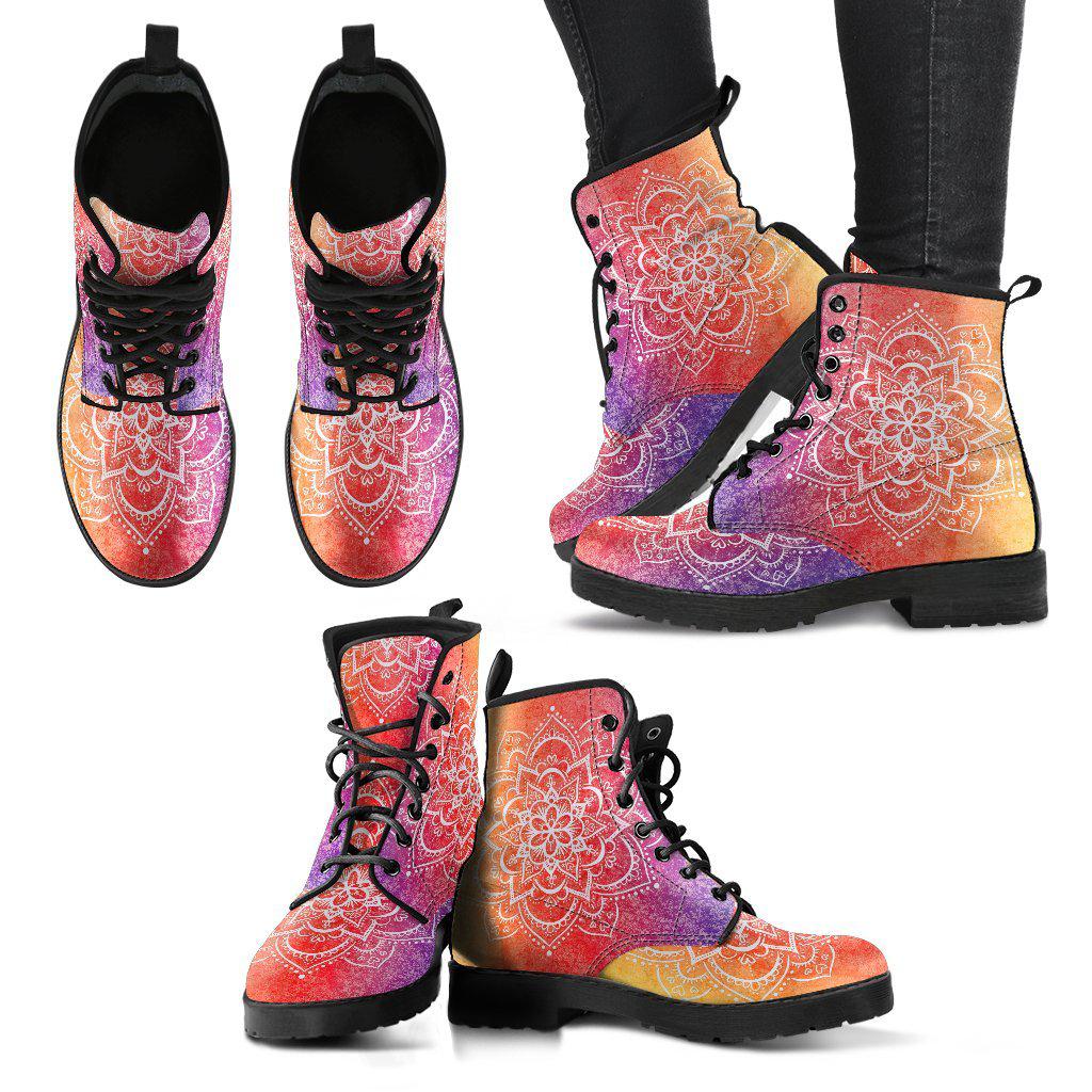 Mandala Women's Leather Boots