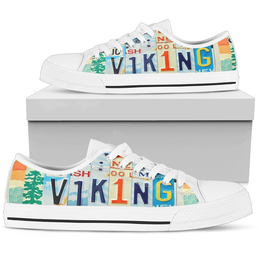 Viking Low Top Mens Tennis Shoes White