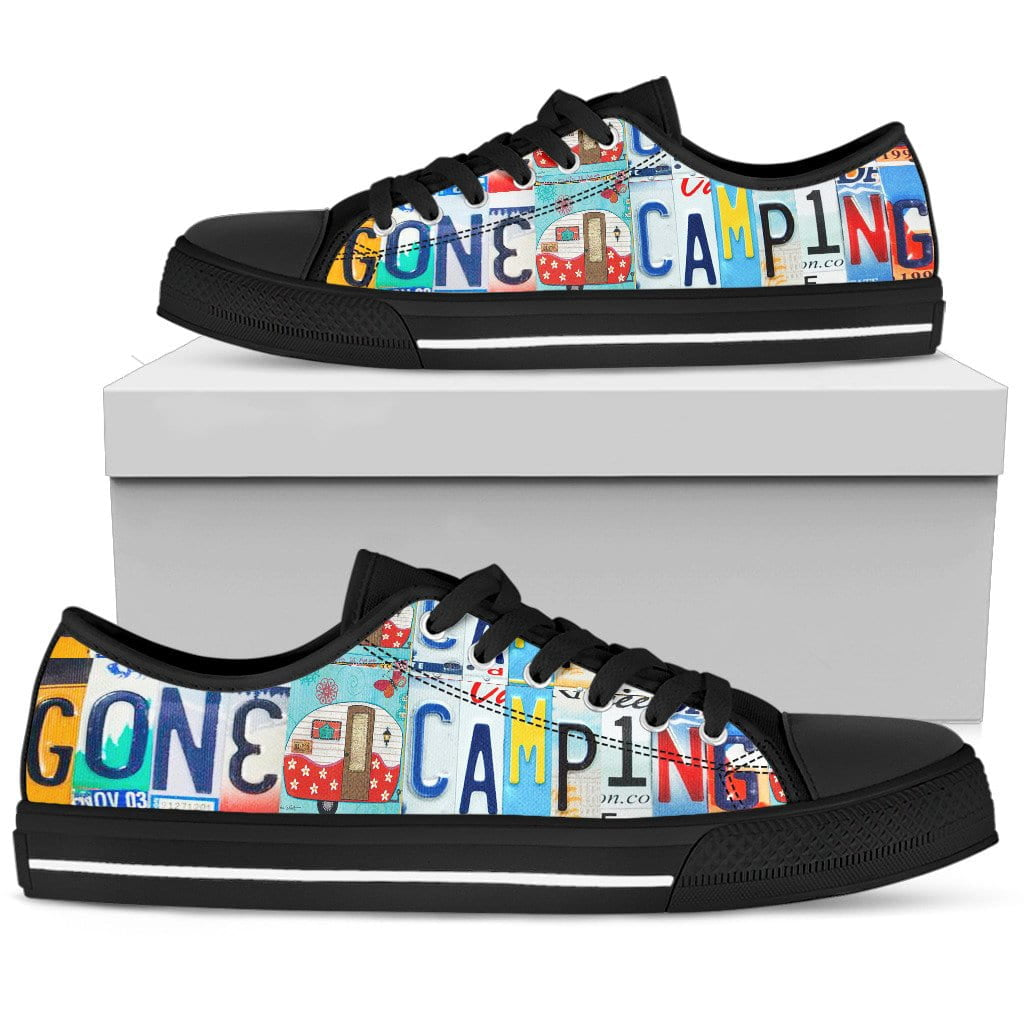 Gone Camping Low Top Tennis Shoes