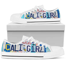 California Girl Low Top Womens Tennis Shoes White