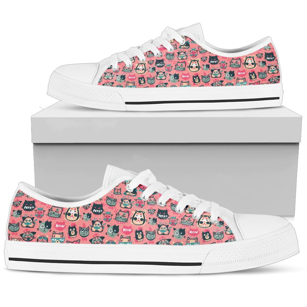 Cat Women Low Top Shoes