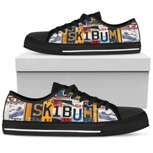 Ski Bum Low Top Womens Tennis Shoes Black
