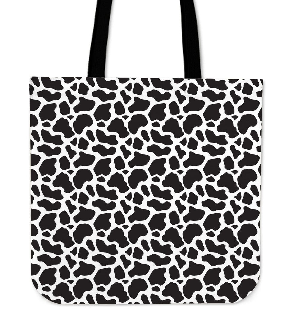 Cow Animal Print Canvas Tote Bag