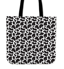 Cow Animal Print Canvas Tote Bag
