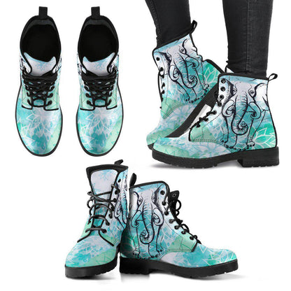 Lotus Elephant Women's Leather Boots
