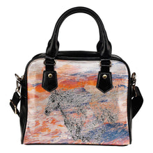 Horse Art Shoulder Handbag
