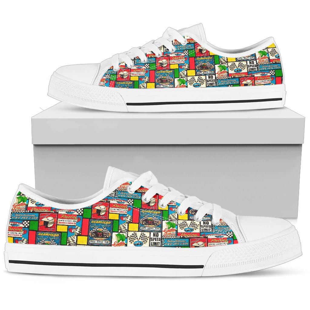 No Speed Limit Low Top Mens Tennis Shoes White
