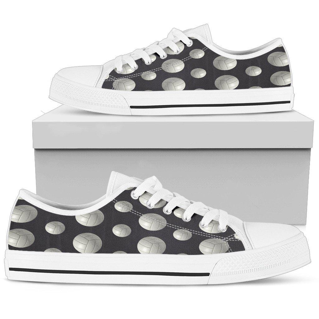 Volleyball Gray White Womens Lowtops-PF