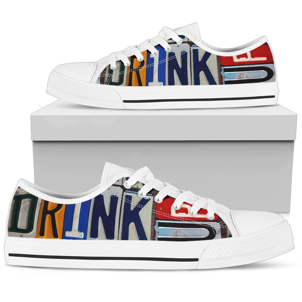 Drink Up Low Top Womens Tennis Shoes
