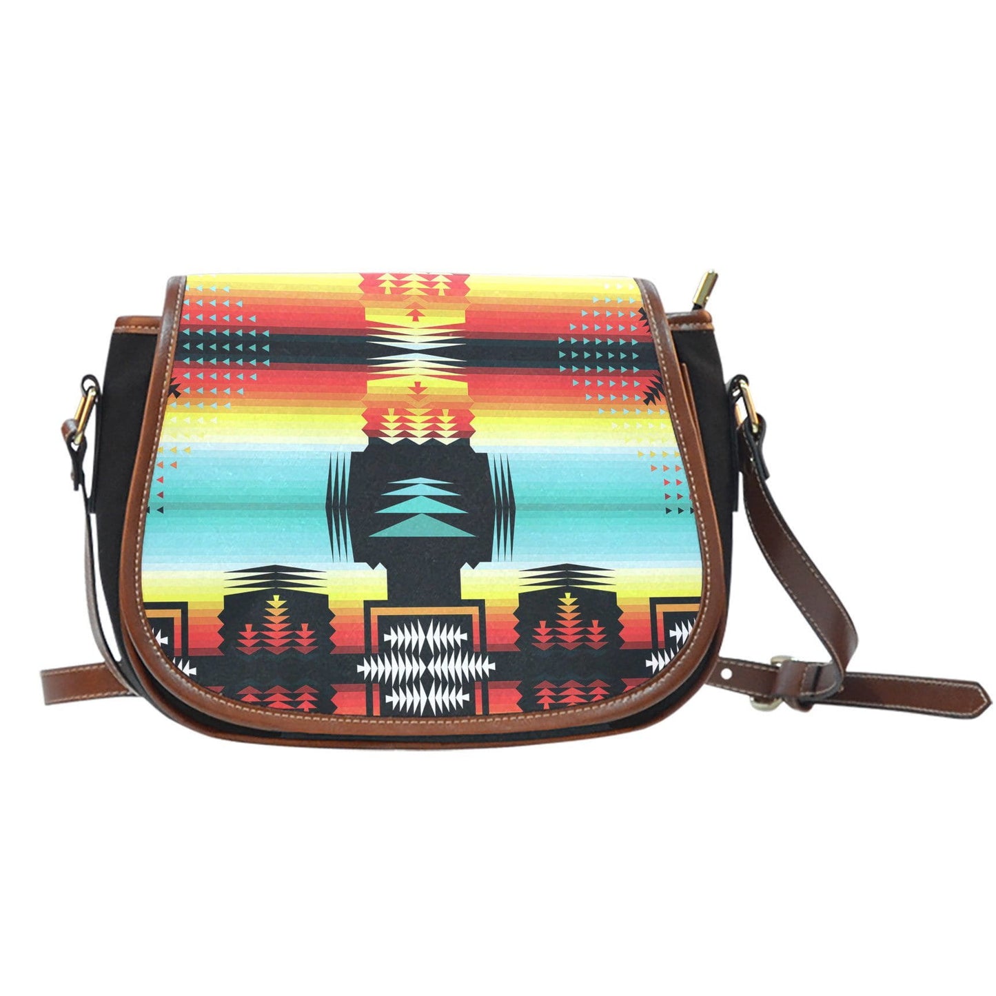Sage Fire and Turquoise Saddle Bag