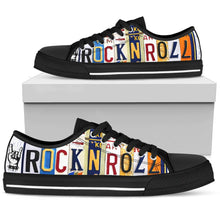 Rock n Roll Low Top Womens Tennis Shoes Black